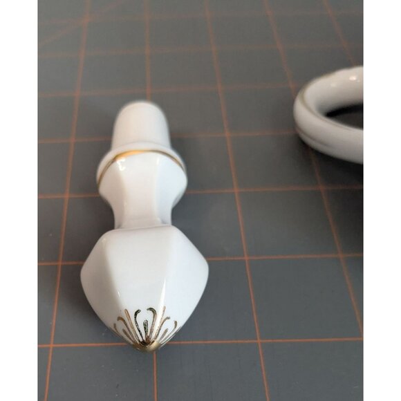 Vintage Noritake Azalea Porcelain Cruet Stopper Oil Vinegar red mark - Picture 4 of 10